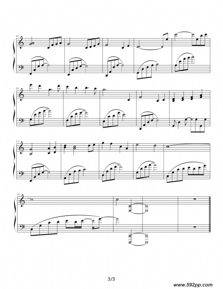 歌曲april snow的简谱歌谱下载