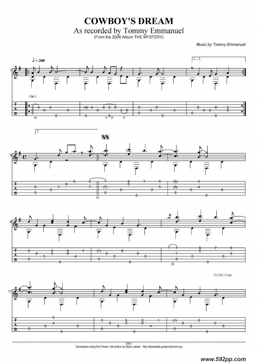 tommy emmanuelcowboys dreamļ׸
