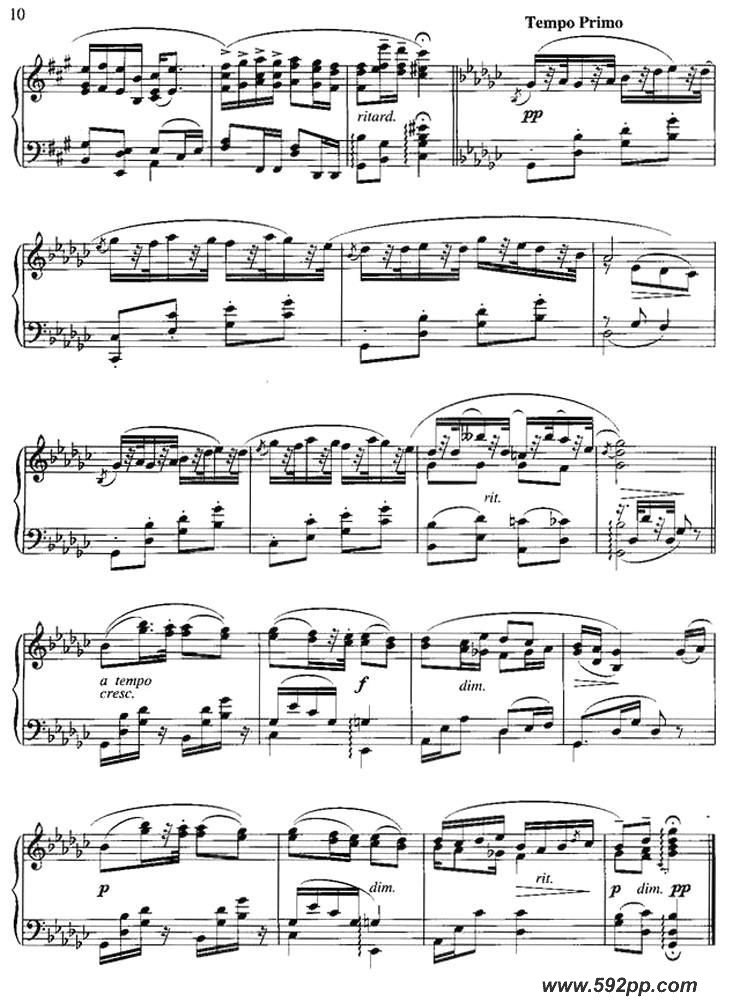 歌曲诙谐曲的简谱歌谱下载