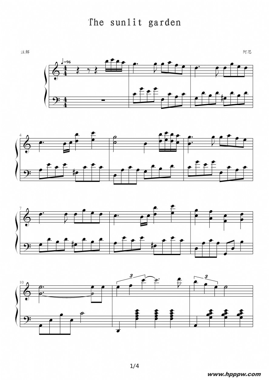 the sunlit gardenļ׸