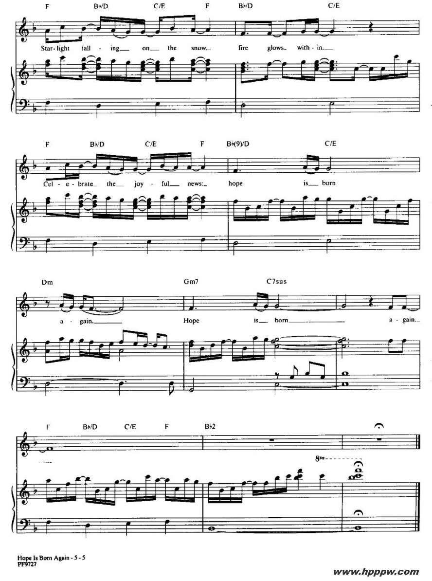 hope is born againļ׸