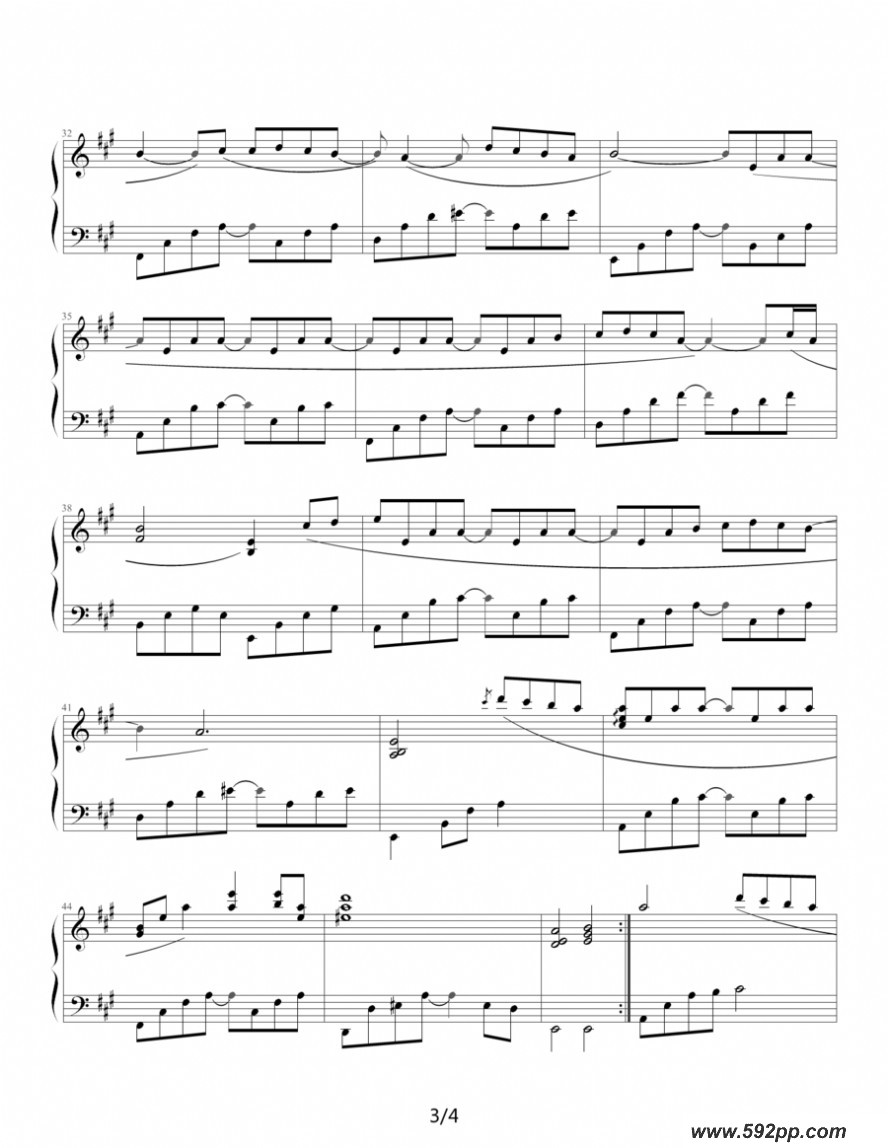 歌曲六月的雨的简谱歌谱下载