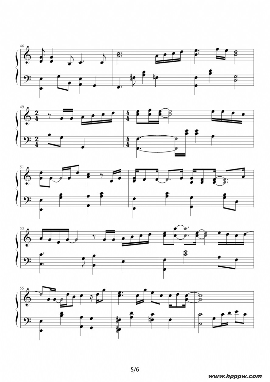 歌曲等的简谱歌谱下载