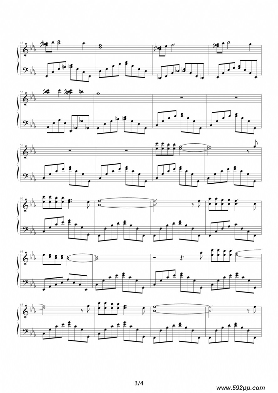 歌曲walking in the air的简谱歌谱下载