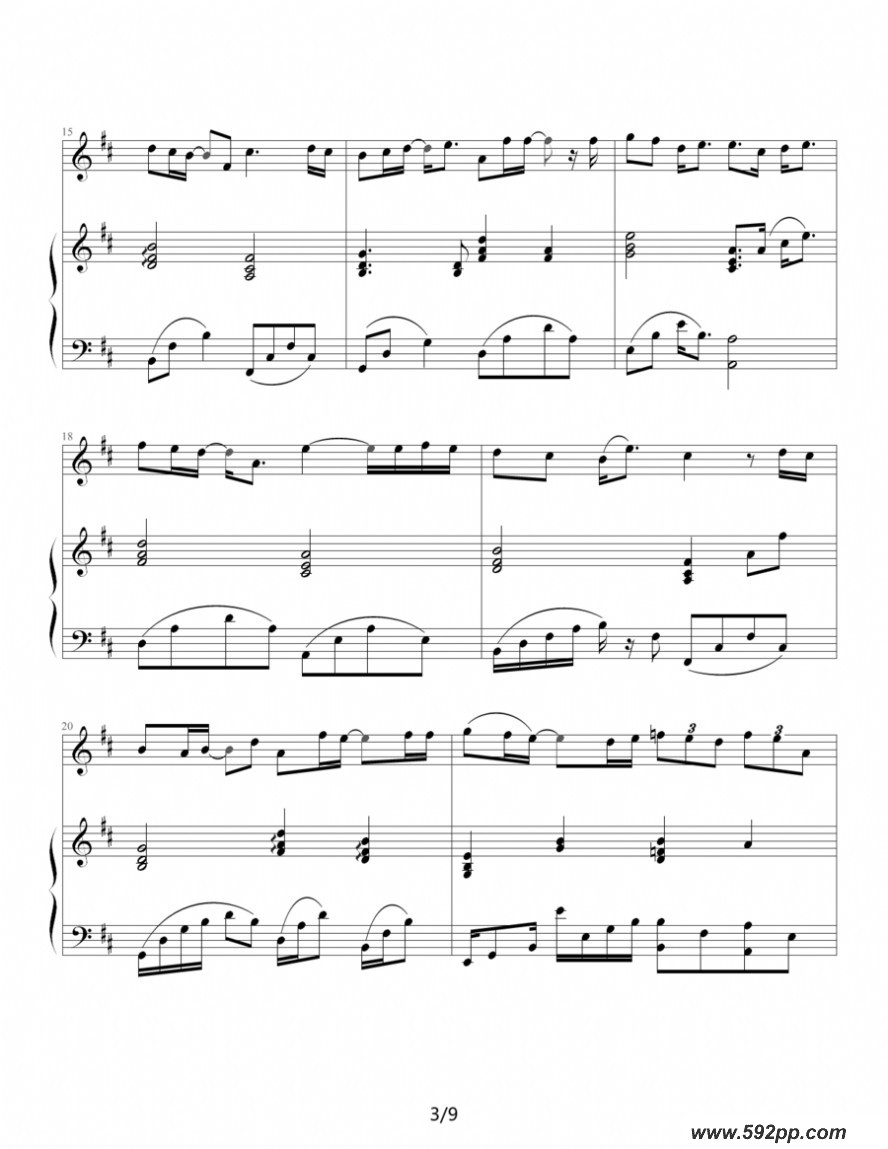 歌曲一千年以后的简谱歌谱下载