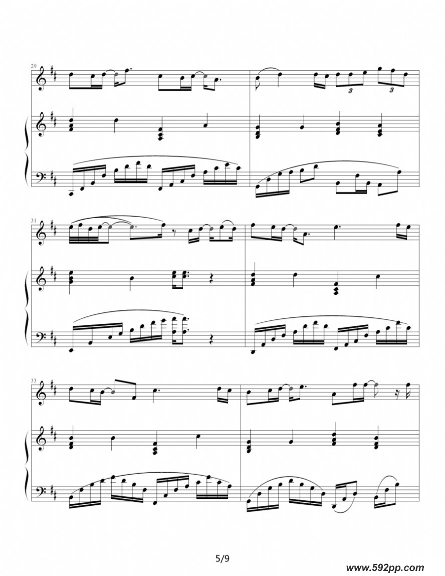 歌曲一千年以后的简谱歌谱下载