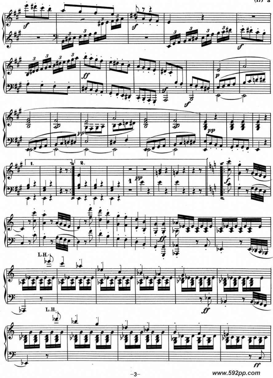 Ҹ02 A Op.2 No.2 A majorļ׸