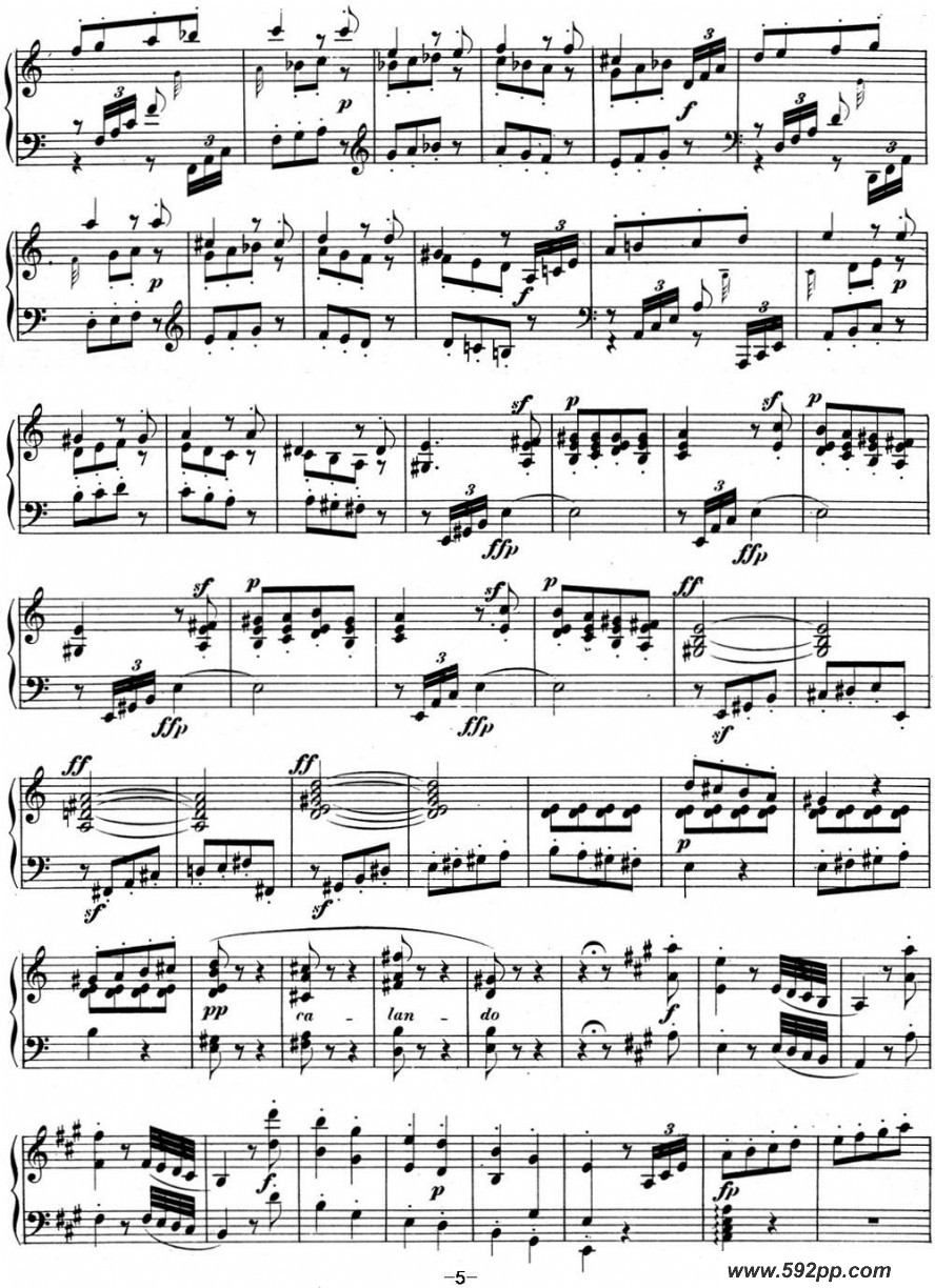 Ҹ02 A Op.2 No.2 A majorļ׸