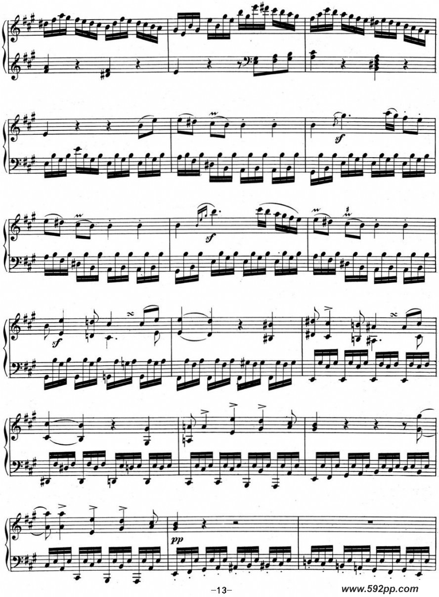 Ҹ02 A Op.2 No.2 A majorļ׸