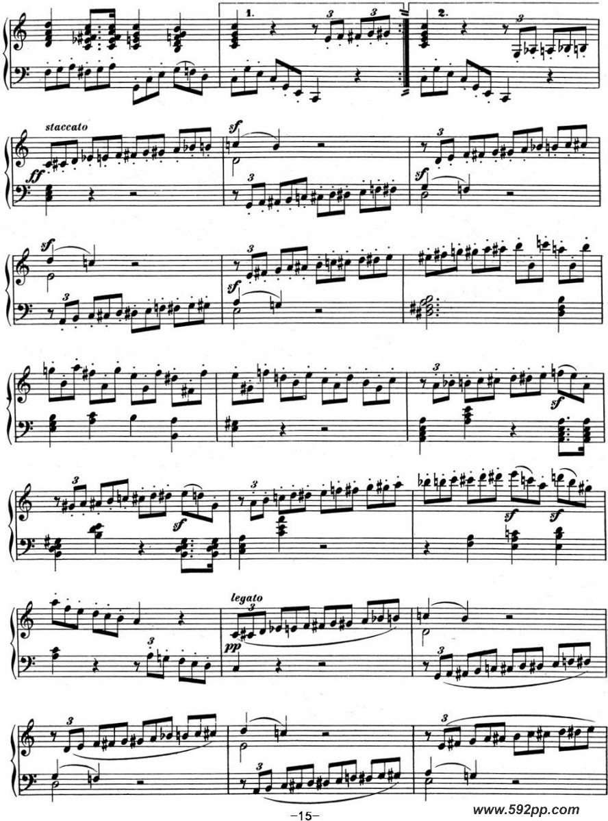 Ҹ02 A Op.2 No.2 A majorļ׸