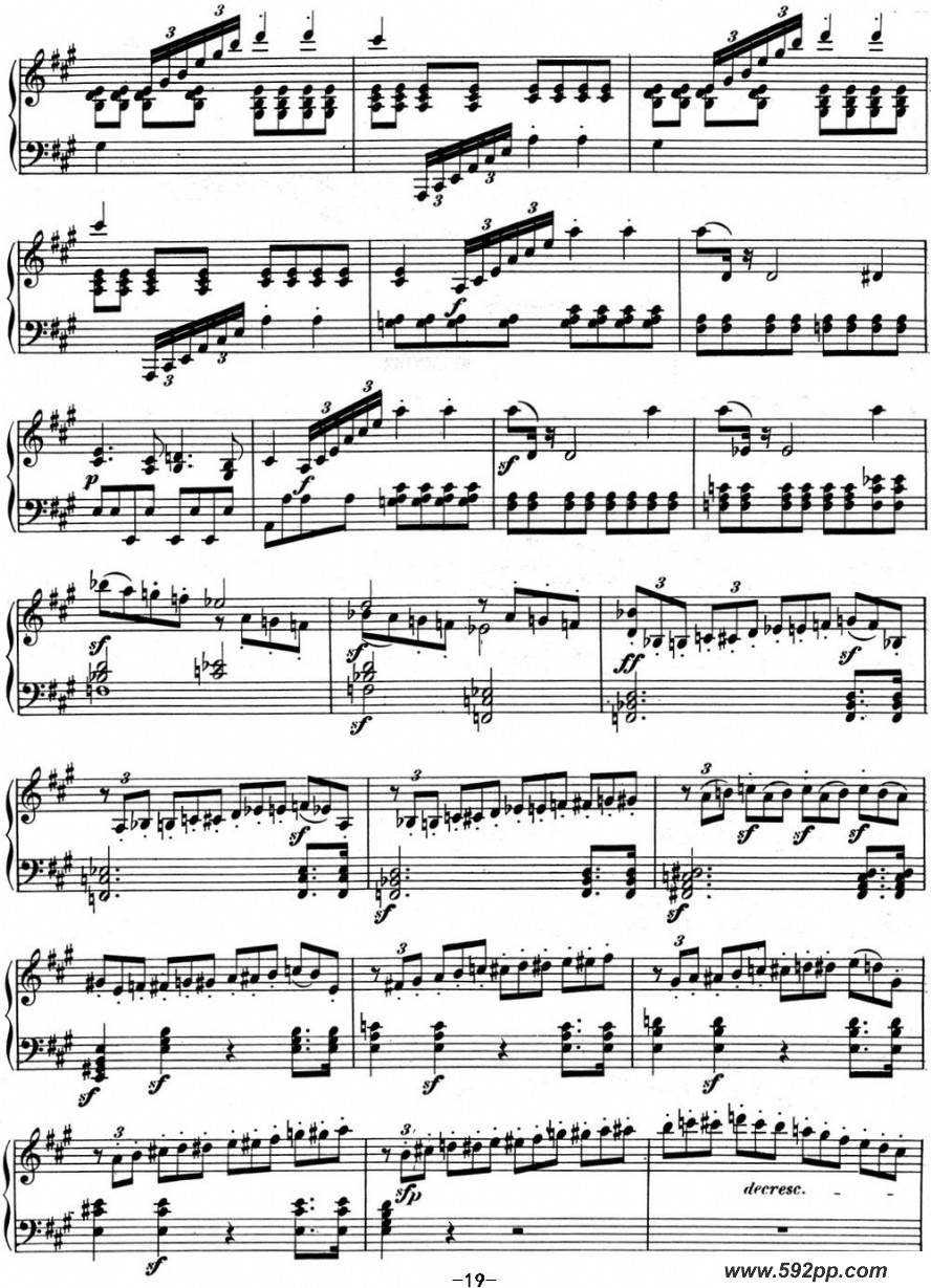 Ҹ02 A Op.2 No.2 A majorļ׸