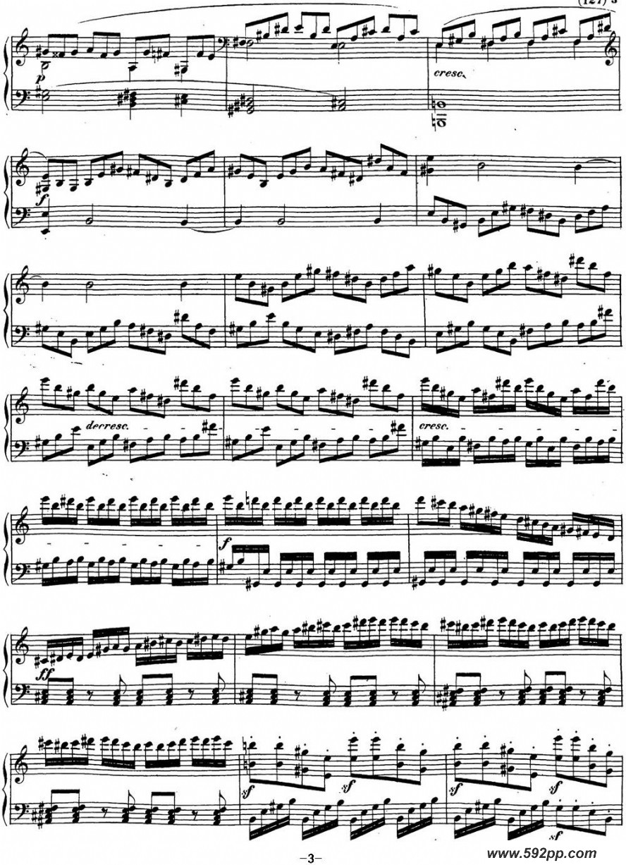 歌曲贝多芬钢琴奏鸣曲21 黎明 C大调 Op.53 C major的简谱歌谱下载