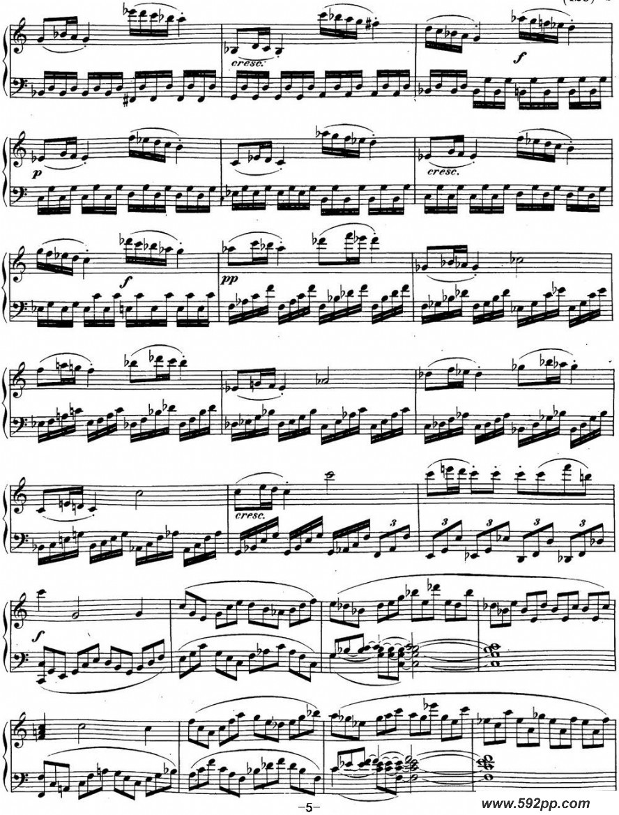 歌曲贝多芬钢琴奏鸣曲21 黎明 C大调 Op.53 C major的简谱歌谱下载