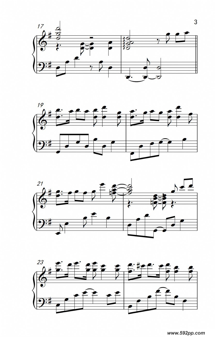 歌曲宠爱tfboys的简谱歌谱下载