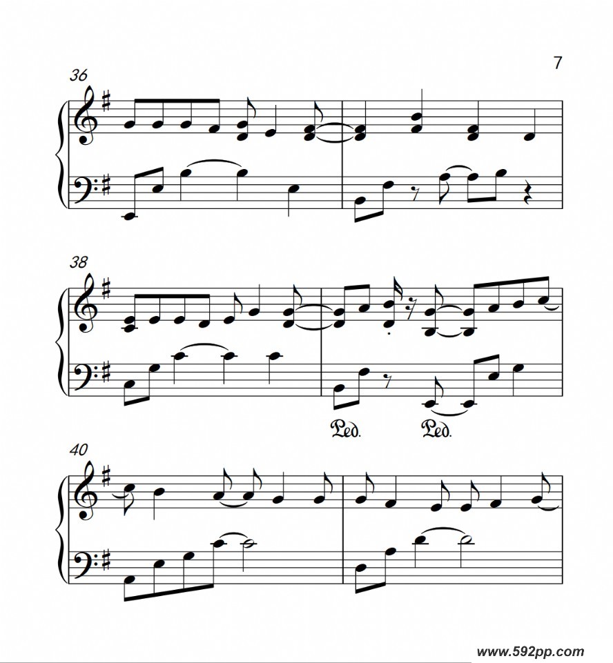 歌曲女朋友要带回家的简谱歌谱下载