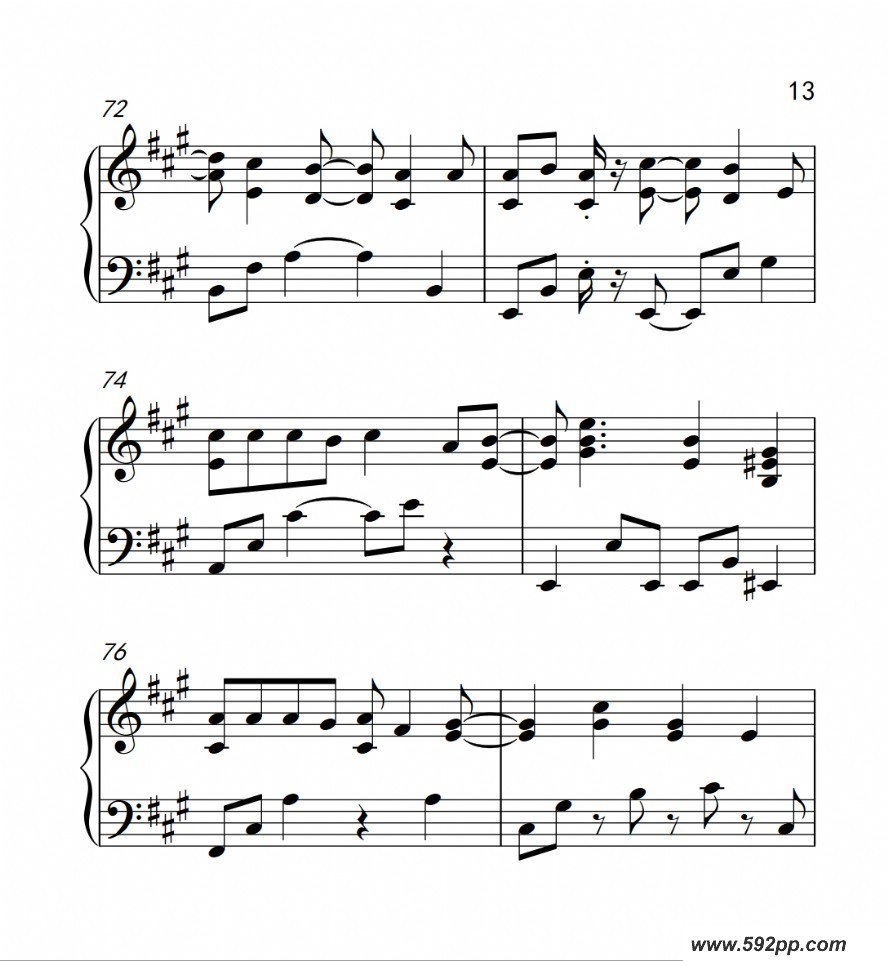 歌曲女朋友要带回家的简谱歌谱下载