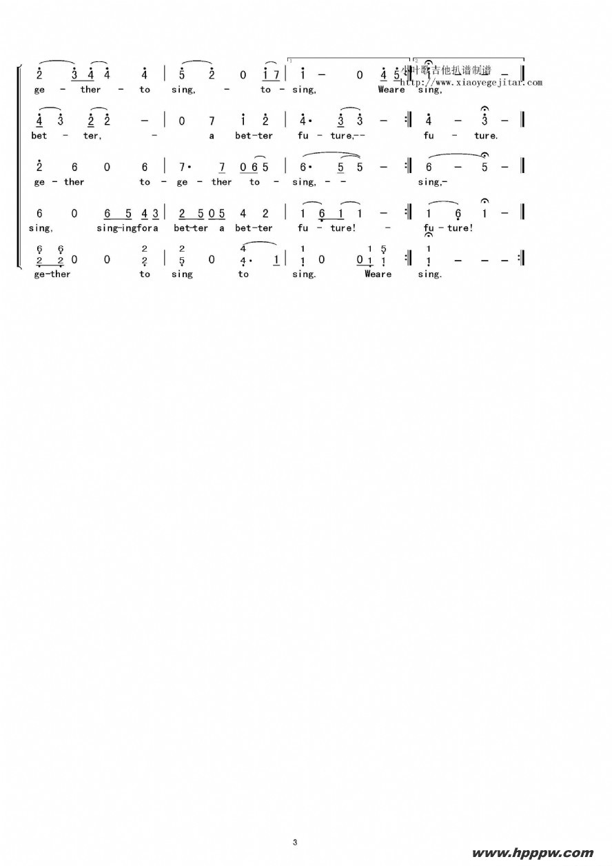 coming together to sing singing for a better futureļ׸