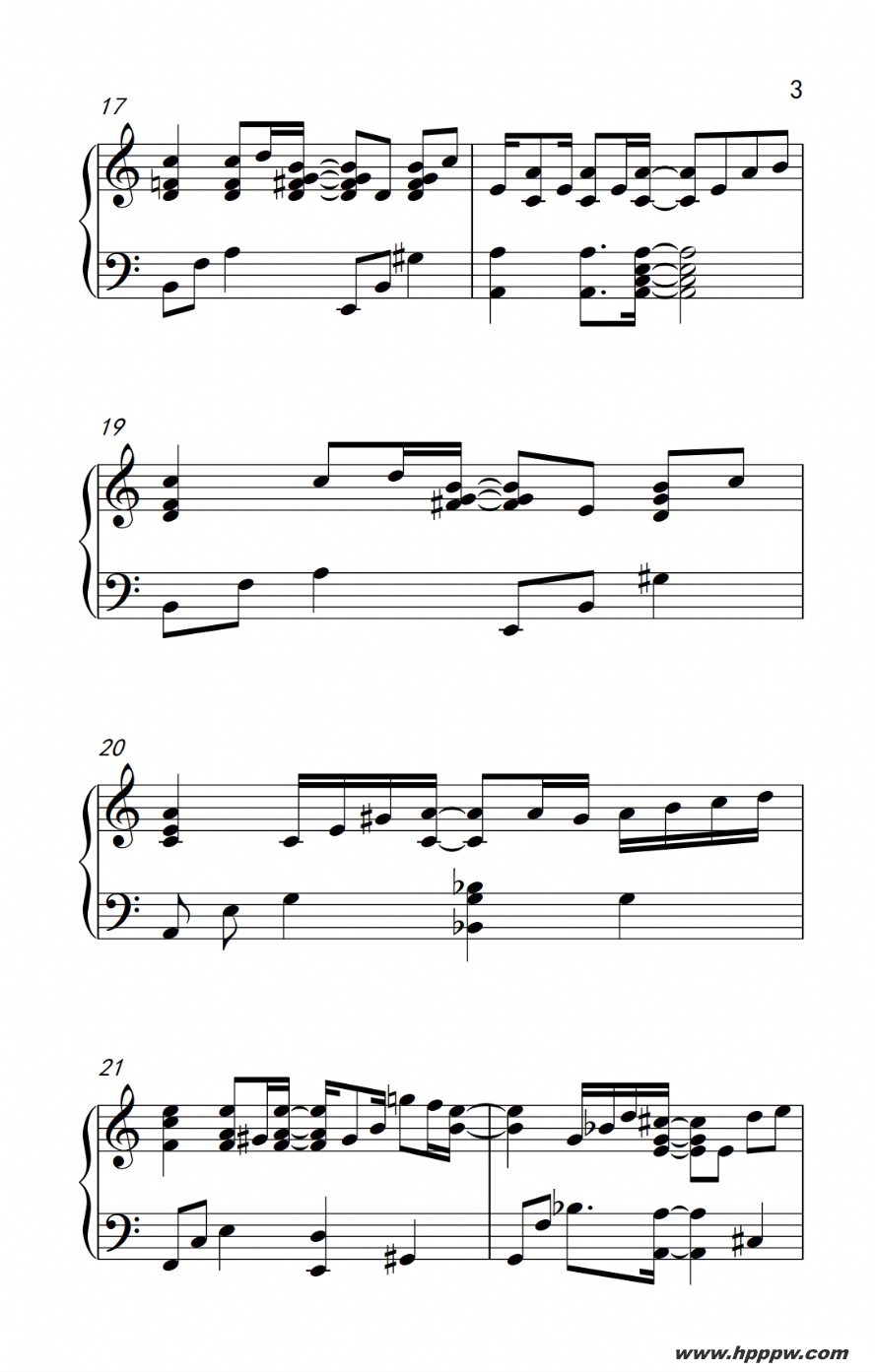 歌曲贝多芬病毒的简谱歌谱下载