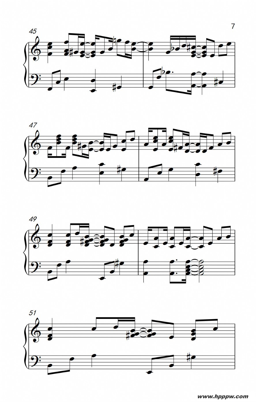 歌曲贝多芬病毒的简谱歌谱下载