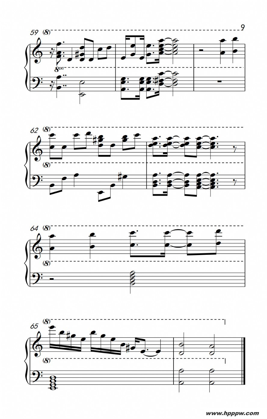 歌曲贝多芬病毒的简谱歌谱下载