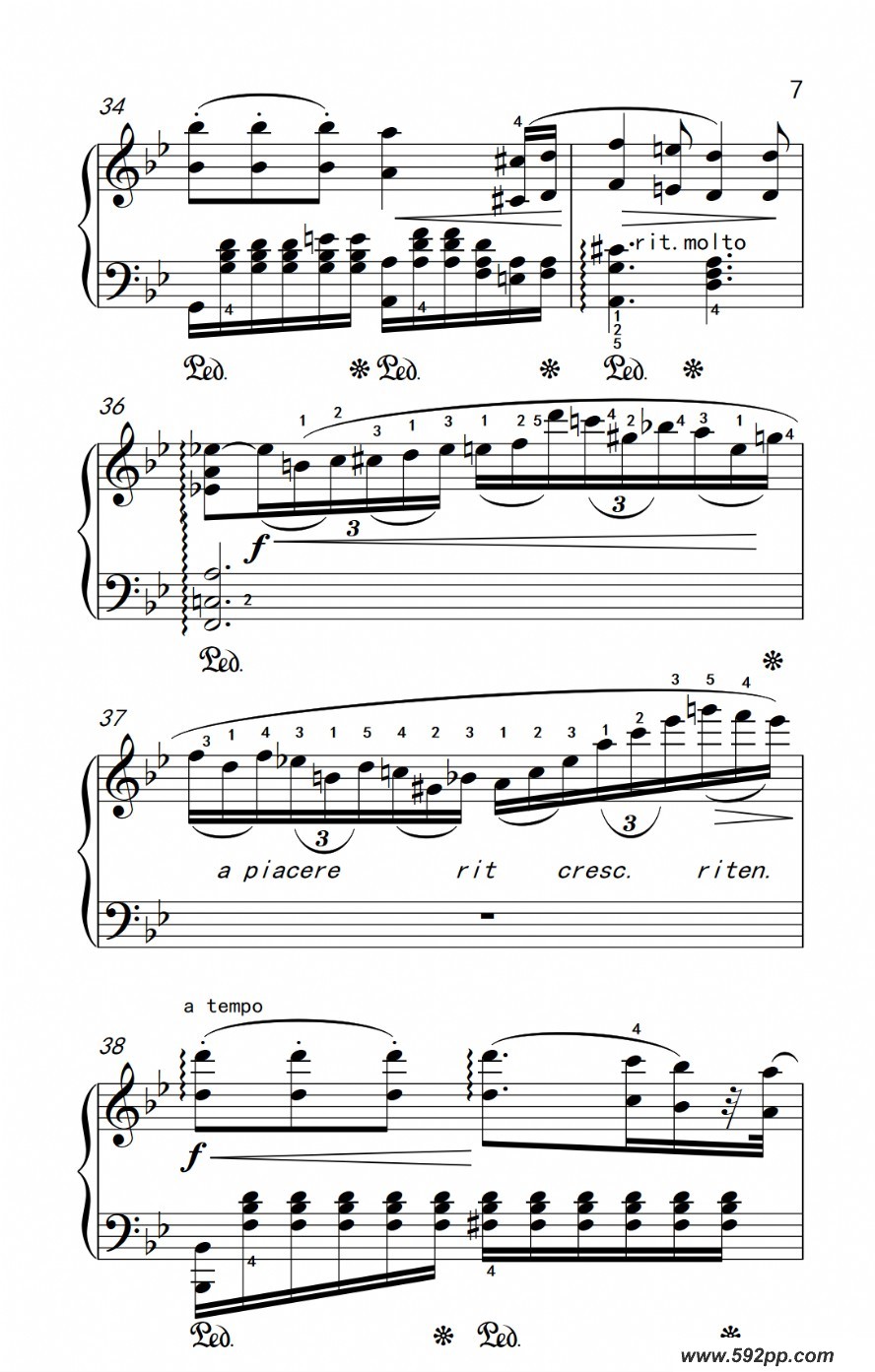 歌曲花之舞的简谱歌谱下载