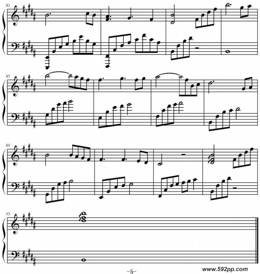 歌曲无限幻想的简谱歌谱下载