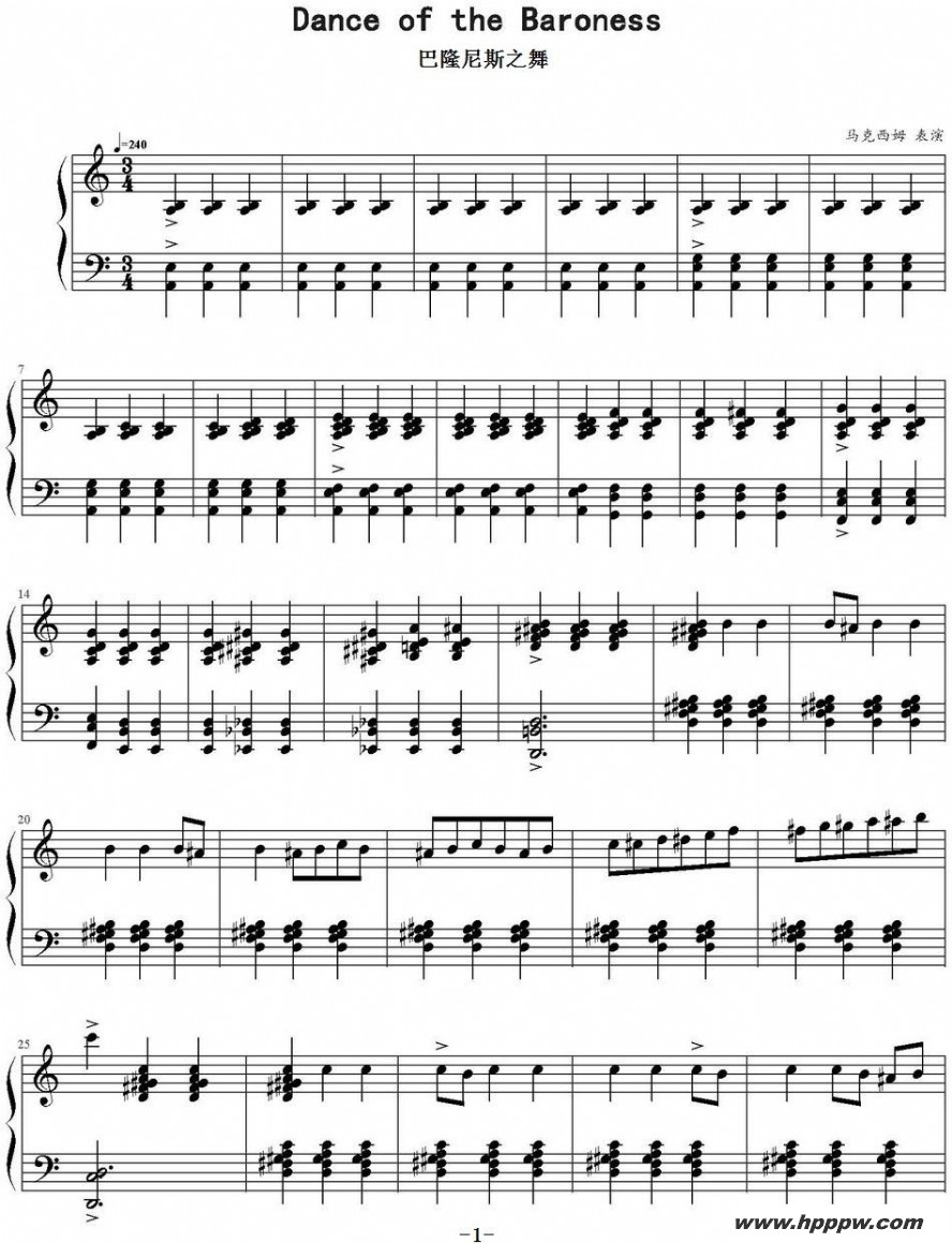 dance of the baronessļ׸