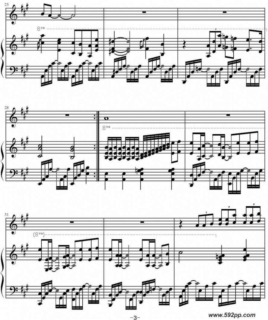 歌曲明明就 的简谱歌谱下载