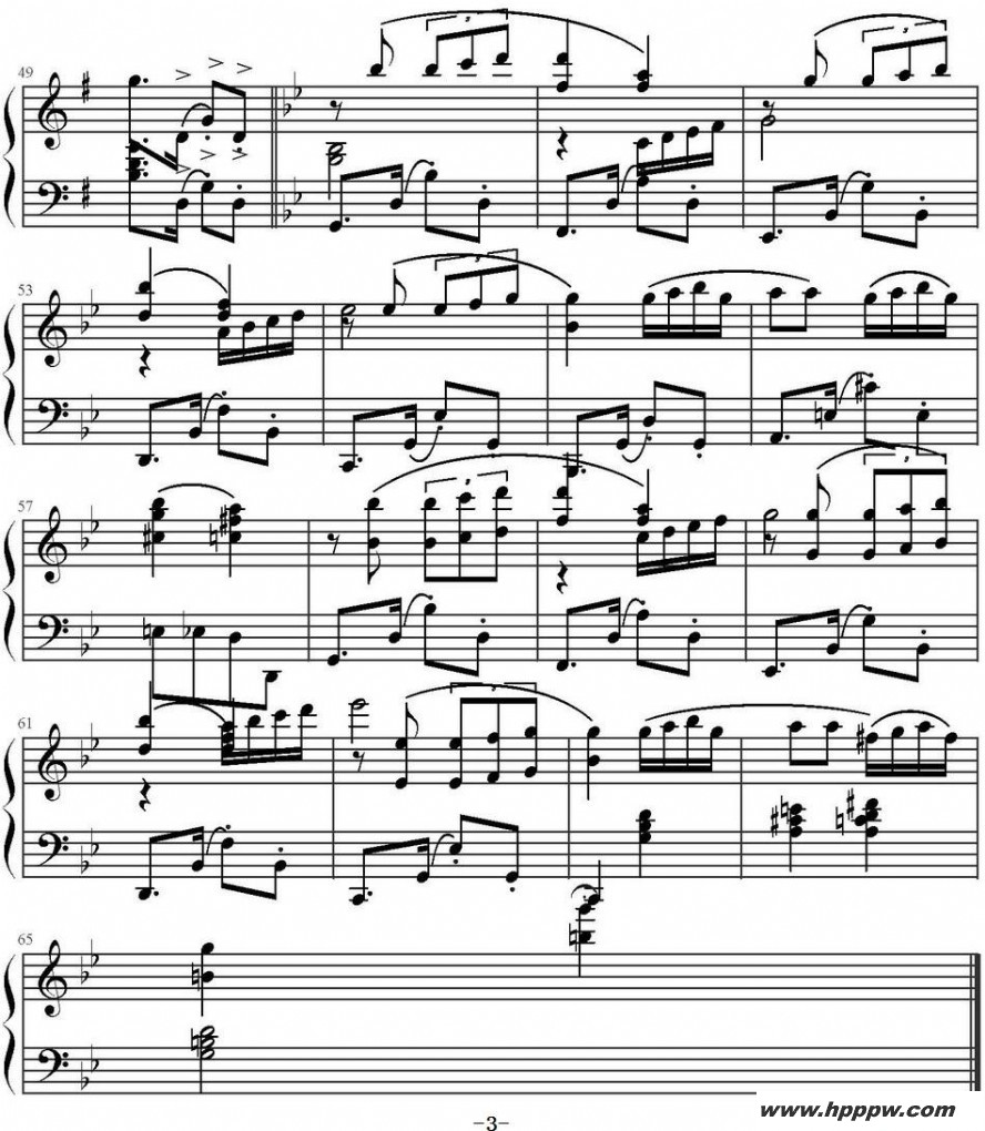 歌曲por una cabeza的简谱歌谱下载