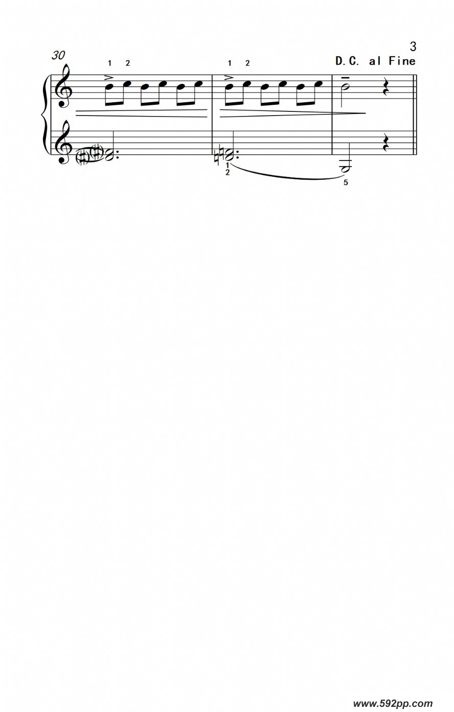 歌曲林中黎明的简谱歌谱下载