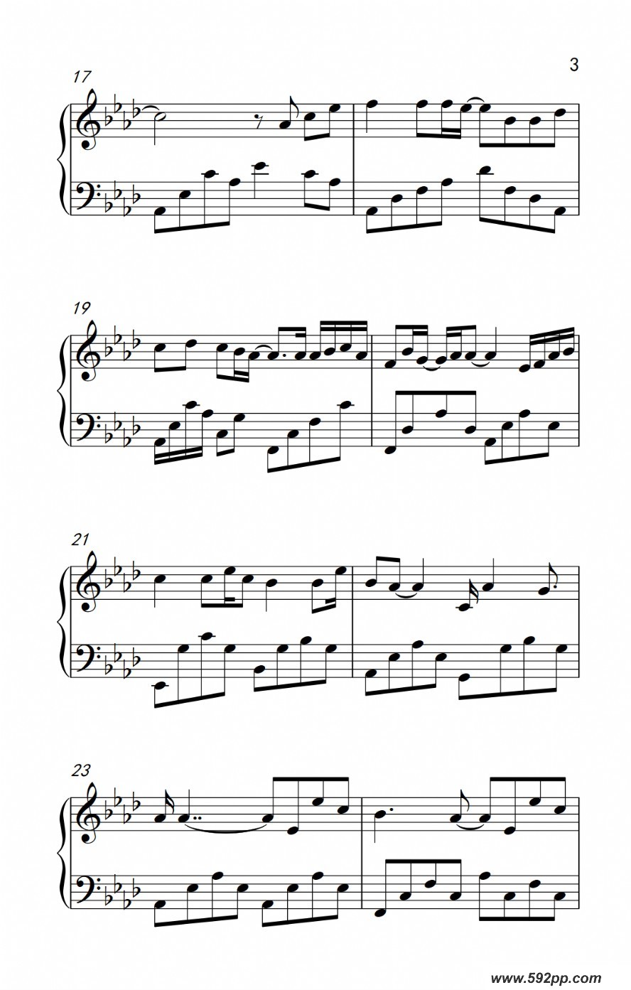 歌曲情歌王的简谱歌谱下载