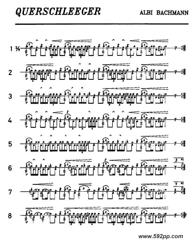 歌曲超正规军鼓独奏练习的简谱歌谱下载