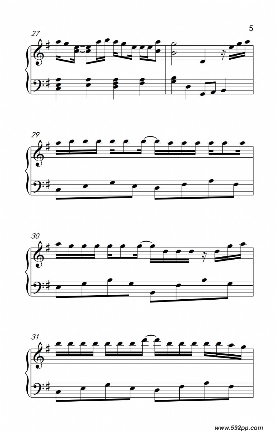 歌曲与你最后的夏天的简谱歌谱下载