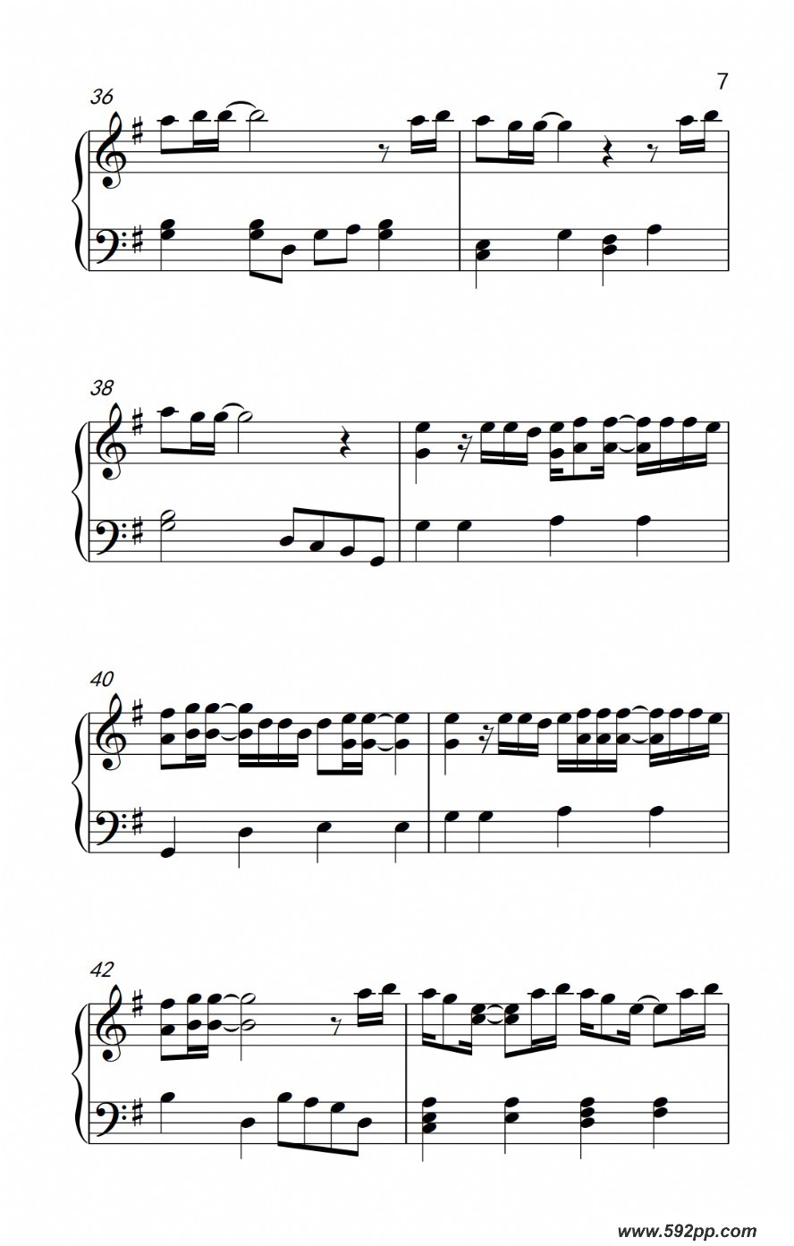 歌曲与你最后的夏天的简谱歌谱下载