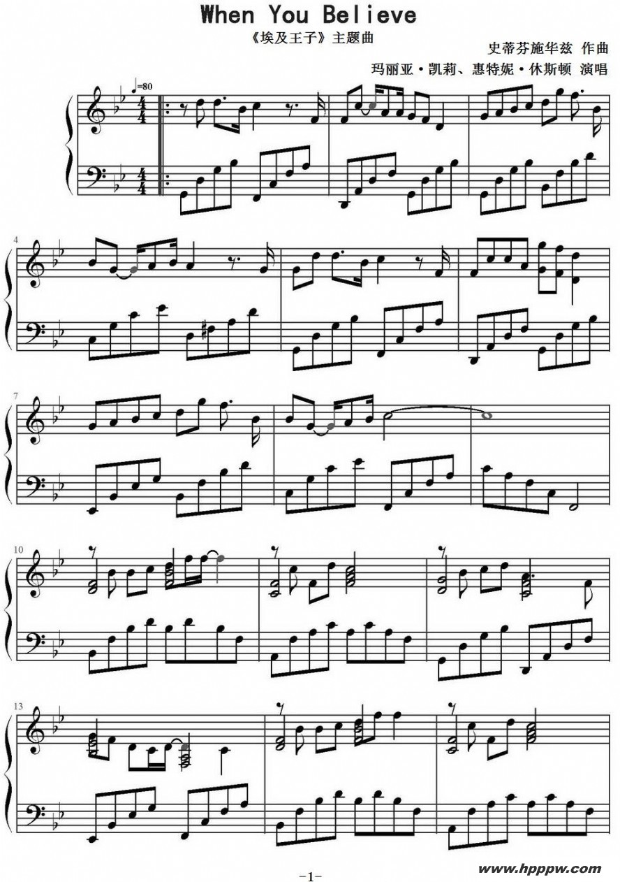 when you believeӡļ׸