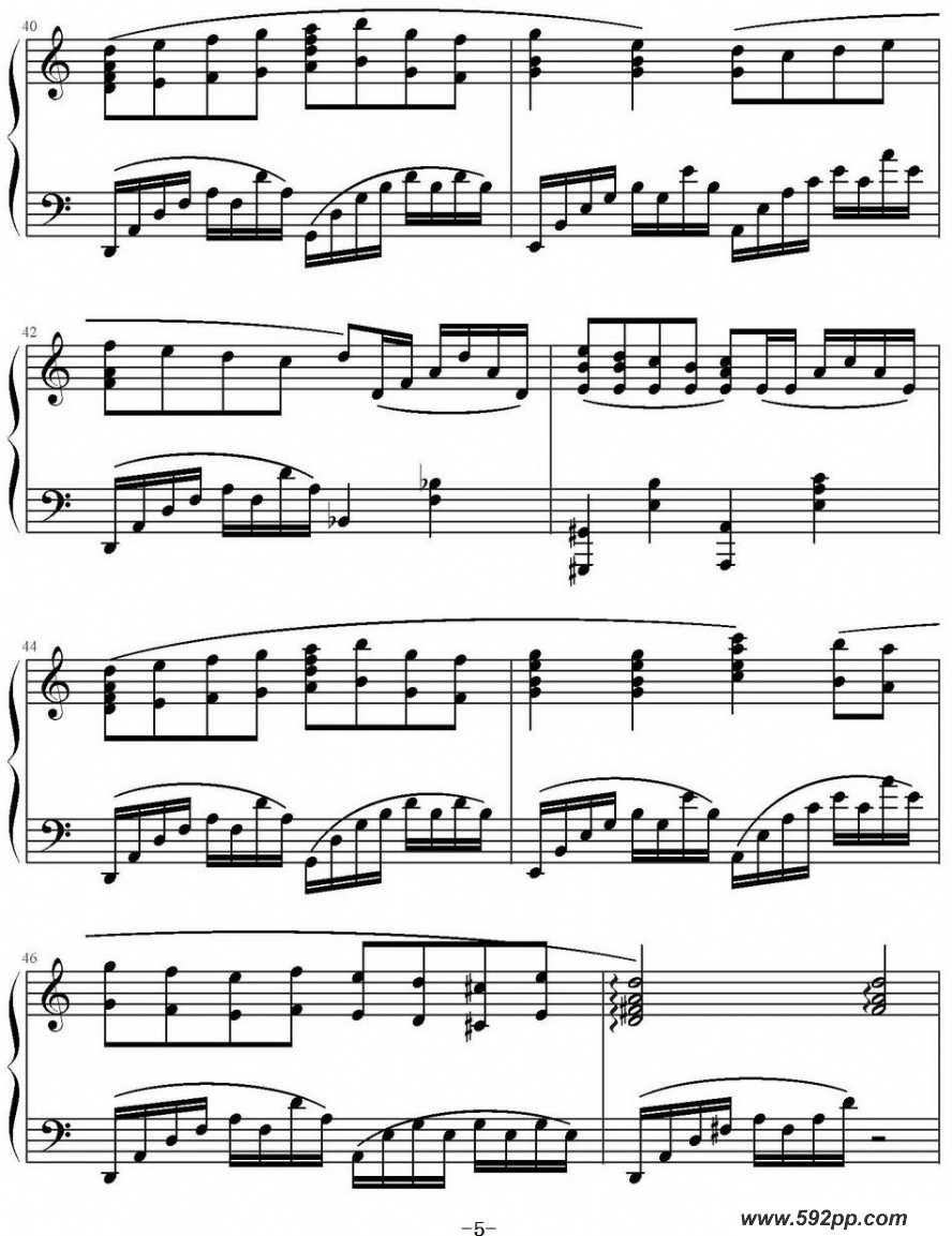 歌曲friends的简谱歌谱下载