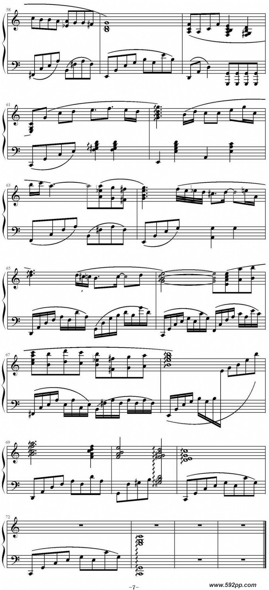 歌曲friends的简谱歌谱下载