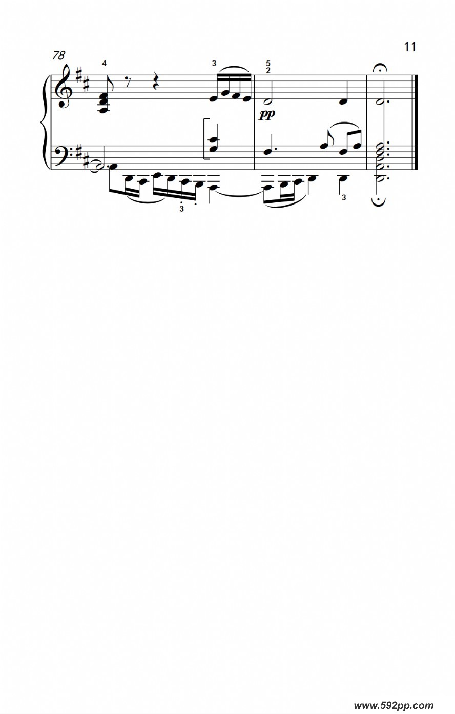 歌曲奏鸣曲 opus 2 nr.2 第二乐章的简谱歌谱下载