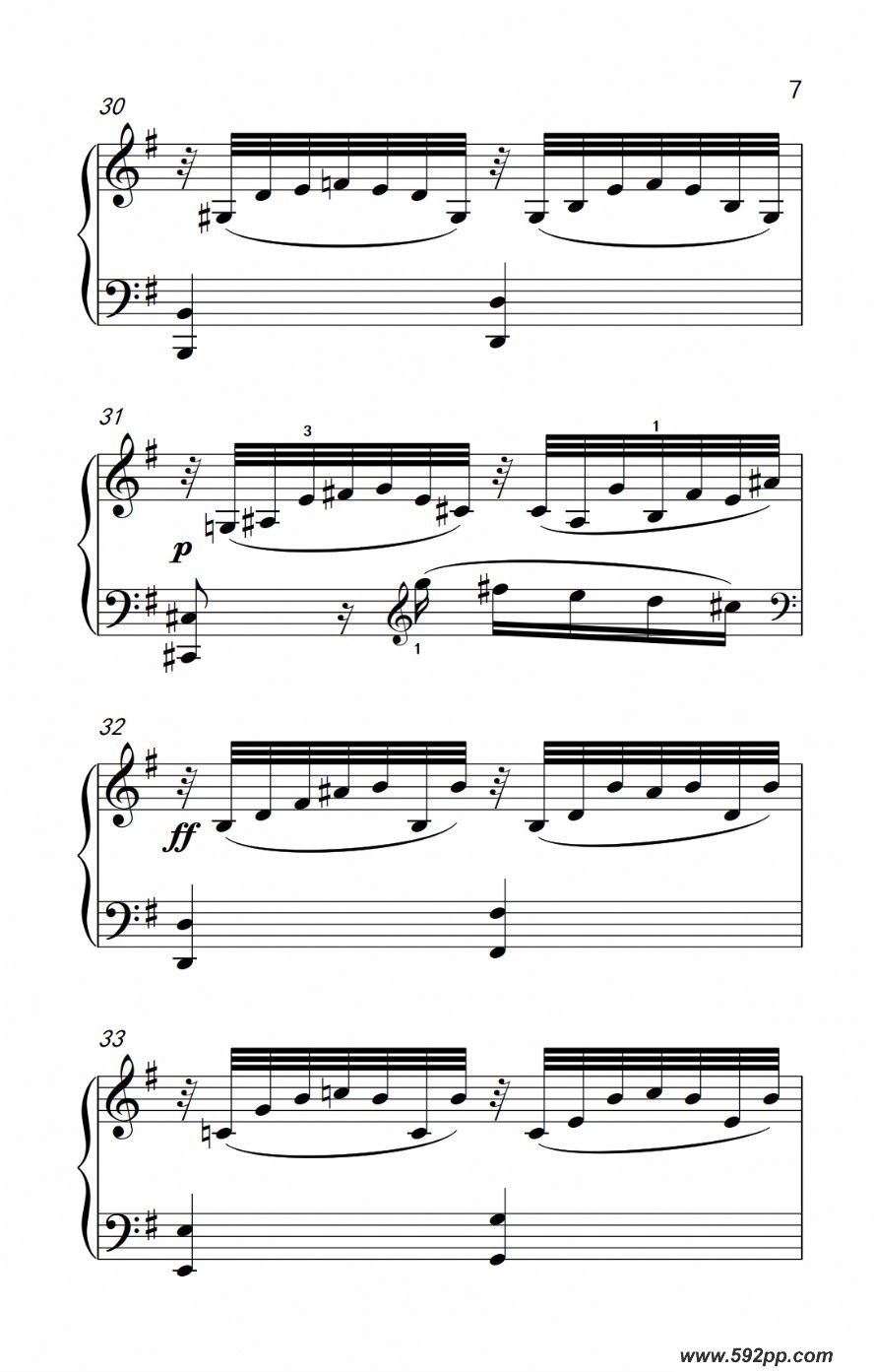 歌曲奏鸣曲 opus 2 nr.3 第二乐章的简谱歌谱下载