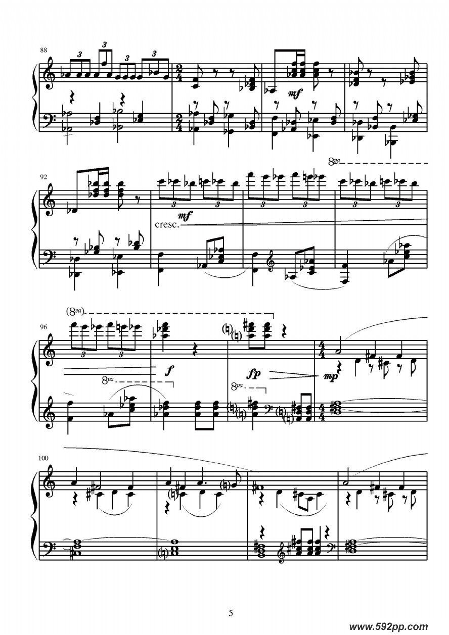 歌曲第七钢琴奏鸣曲的简谱歌谱下载