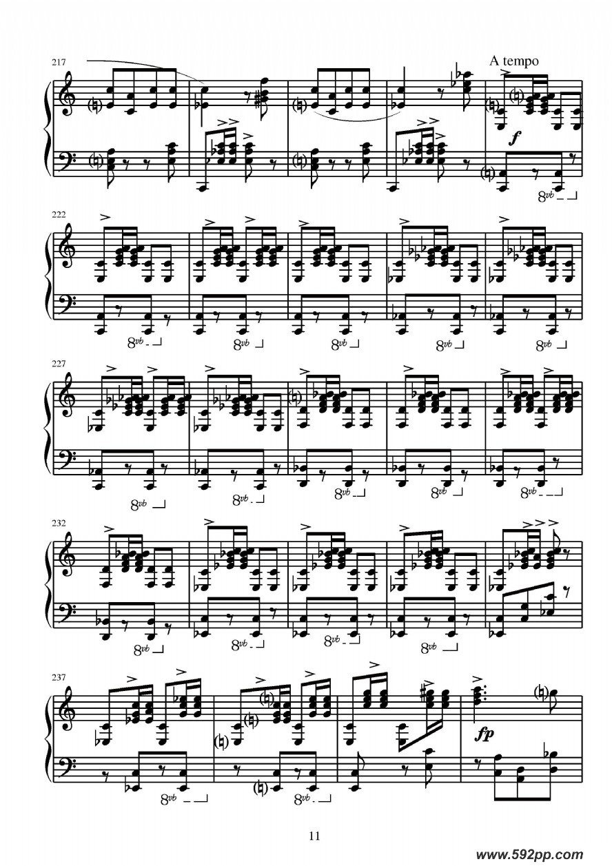 歌曲第七钢琴奏鸣曲的简谱歌谱下载