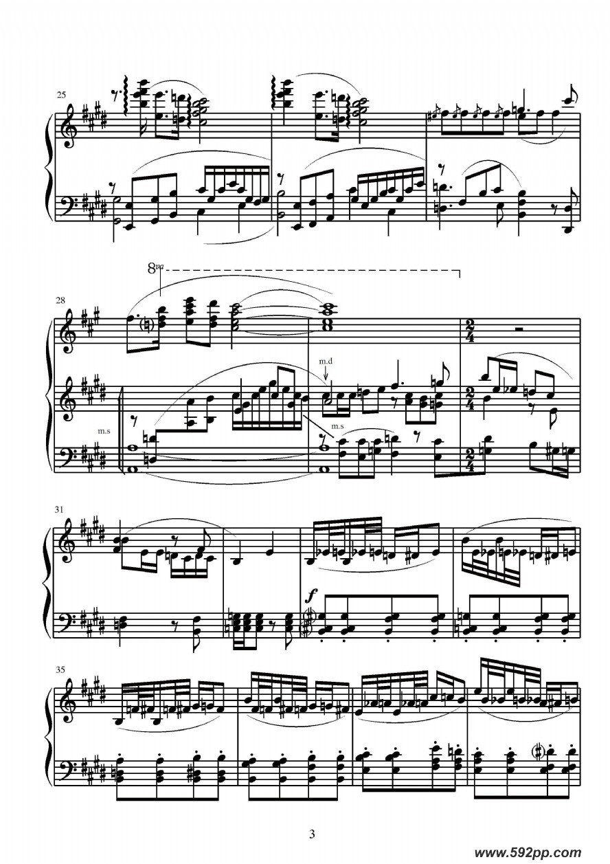 歌曲第七钢琴奏鸣曲的简谱歌谱下载