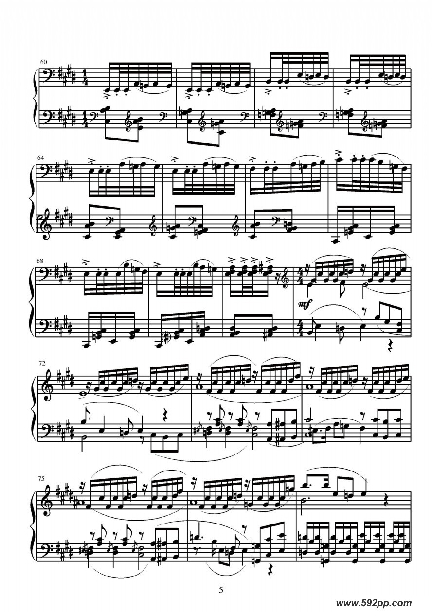 歌曲第七钢琴奏鸣曲的简谱歌谱下载