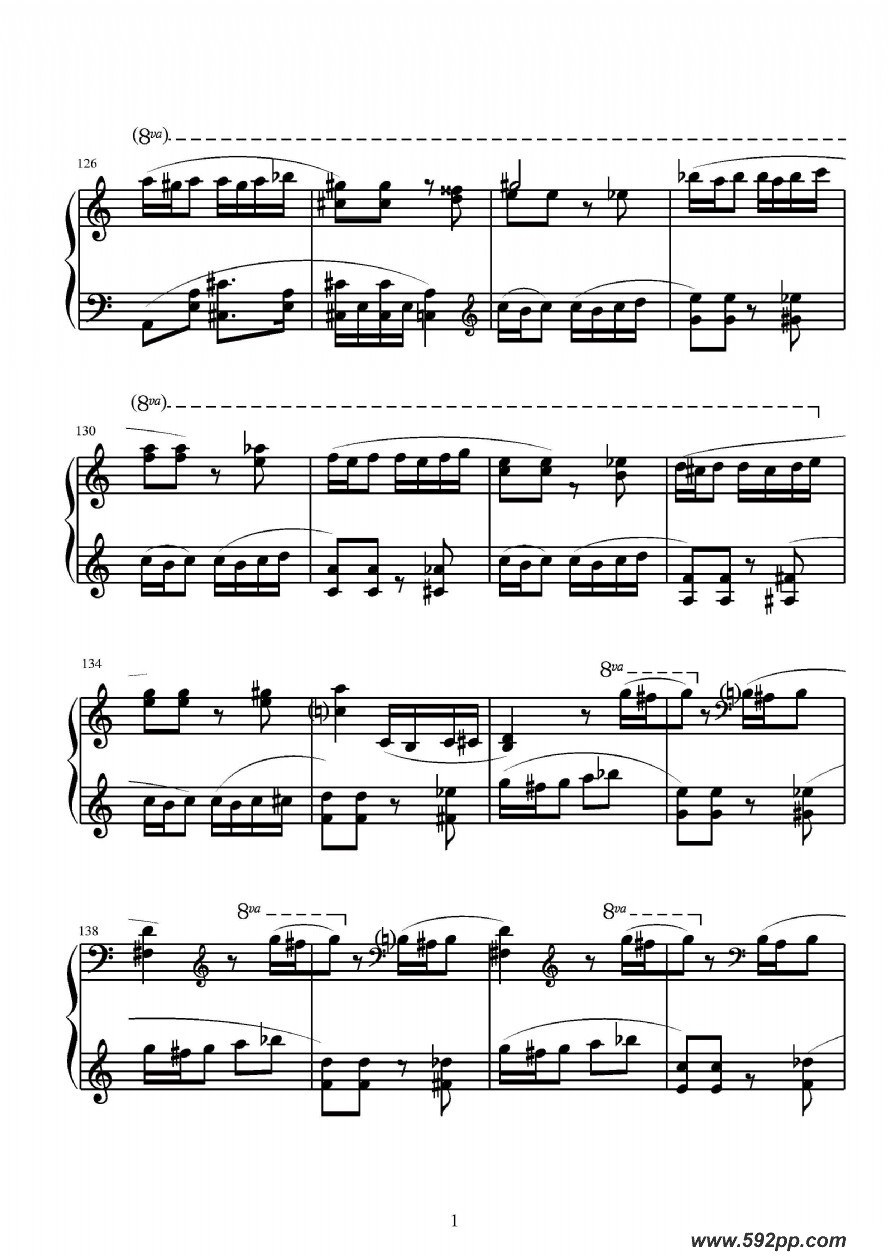 歌曲第七钢琴奏鸣曲的简谱歌谱下载