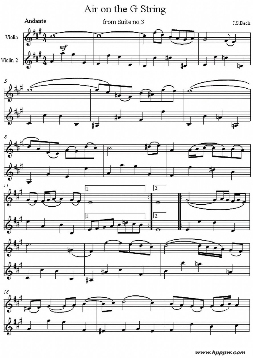 air on the g string from suite no.3ļ׸