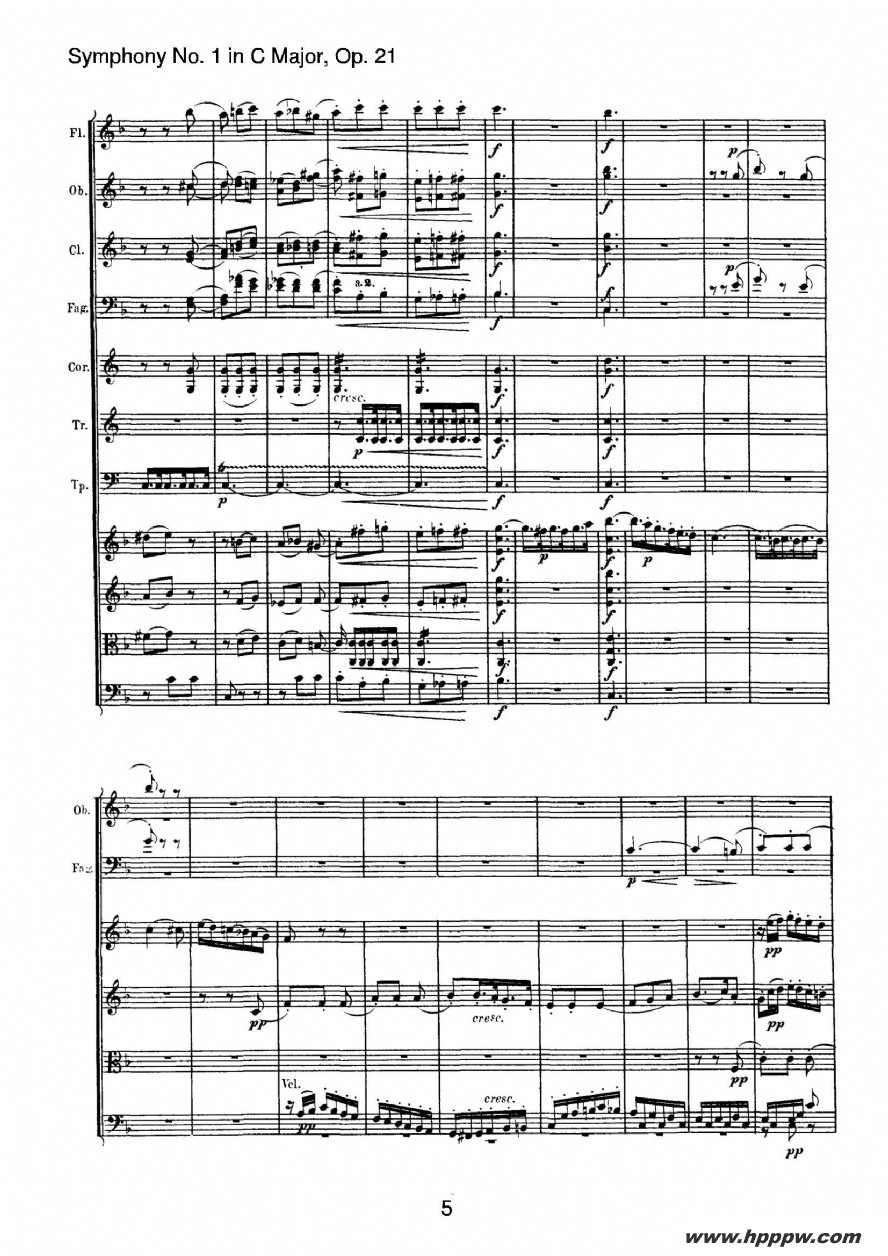 symphony no.1 in c major op.21ļ׸