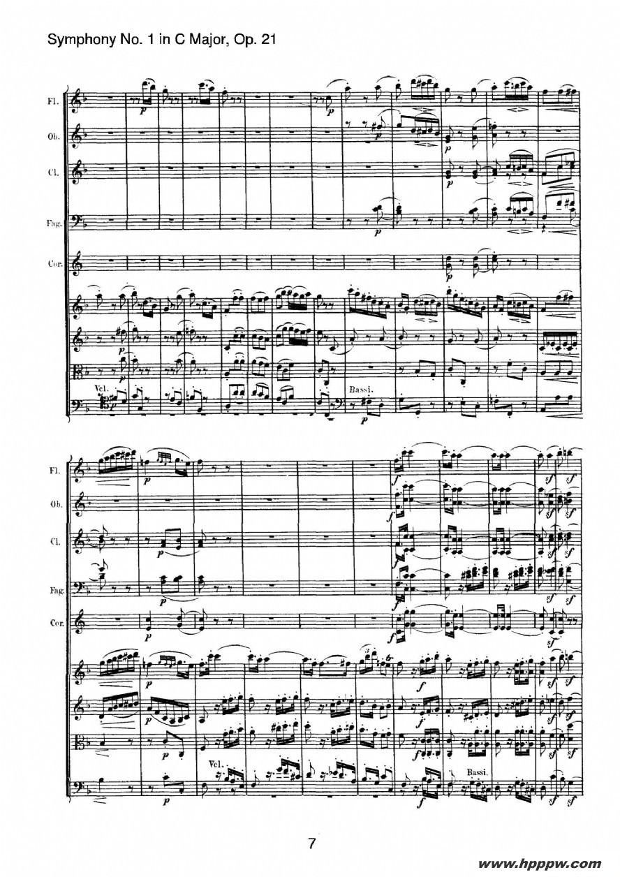 symphony no.1 in c major op.21ļ׸