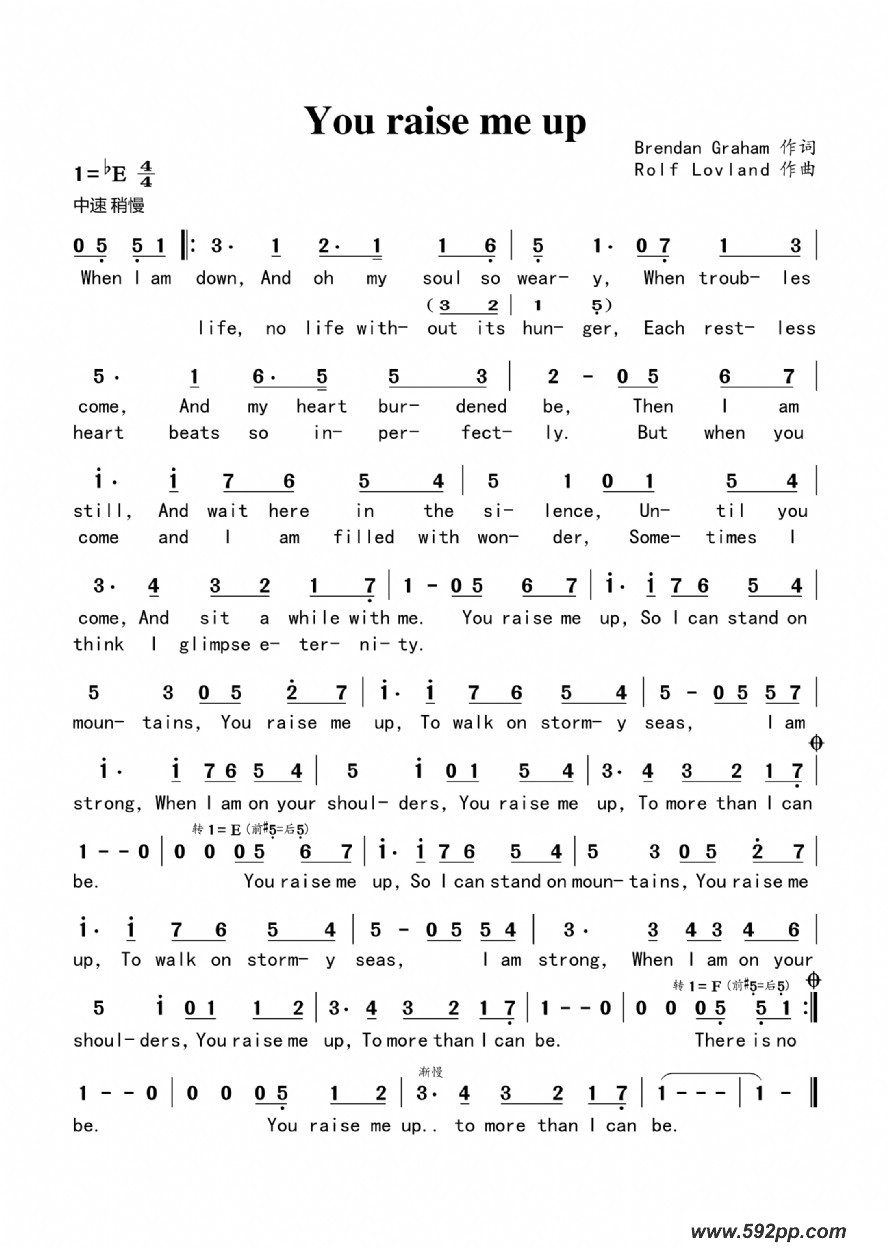 You raise me upļ׸