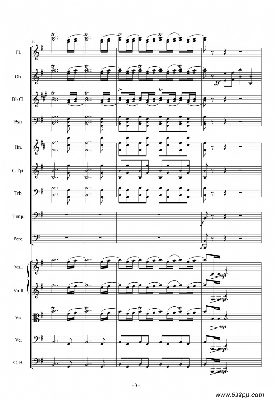 歌曲第一交响曲——愤怒的小鸟的简谱歌谱下载