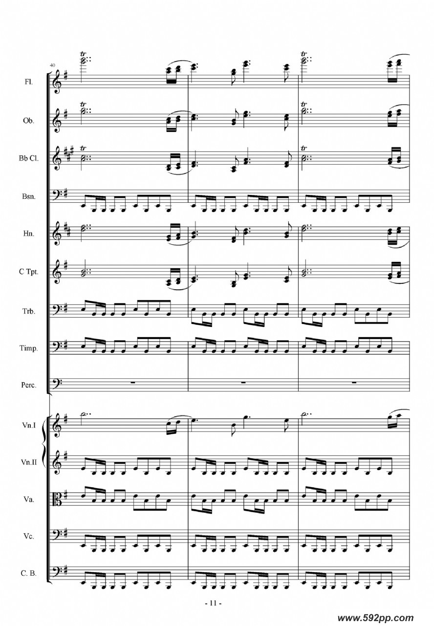 歌曲第一交响曲——愤怒的小鸟的简谱歌谱下载